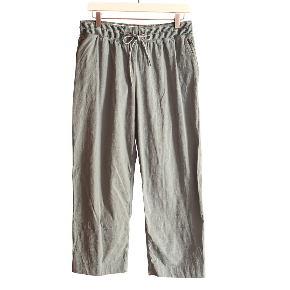 Athleta Skyline Trekkie Pants 12 Athleisure Travel Utility Outdoorsy Performance